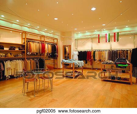 dress shop, shop interior, dress, cloth, clothes, display, display View Large Photo Image Stock Photography - dress shop, shop interior, dress, cloth, clothes, display, display. Fotosearch