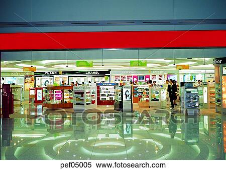 duty-free shop, cosmetics, store, shop, display, goods, commodity View Large Photo Image Stock Photography - duty-free shop, cosmetics, store, shop, display, goods, commodity. Fotosearch