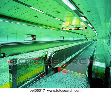 escalator in an airport, escalator, airport, signpost, building facilities, building establishments, interior View Large Photo Image Stock Photo - escalator in an airport, escalator, airport, signpost, building facilities, building establishments, interior. Fotosearch
