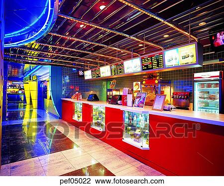 fast food, restaurant, light, illumination, interior, building facilities, building establishments View Large Photo Image Stock Image - fast food, restaurant, light, illumination, interior, building facilities, building establishments. Fotosearch