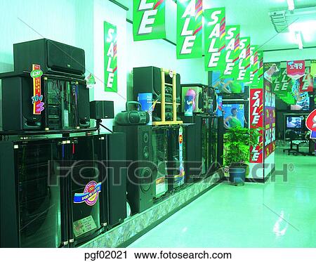 shop interior, sale, electronic goods, shopping center, department store, electron, electronic View Large Photo Image Stock Image - shop interior, sale, electronic goods, shopping center, department store, electron, electronic. Fotosearch