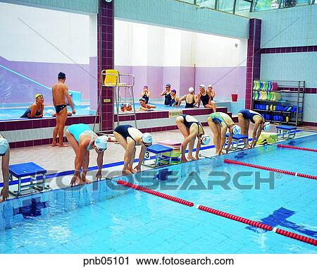 swimming pool, indoor swimming pool, swim, swimming, water, sports, sports View Large Photo Image Stock Image - swimming pool, indoor swimming pool, swim, swimming, water, sports, sports. Fotosearch