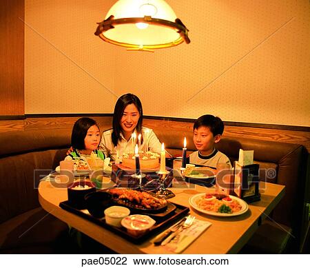 birthday, birthday celebration, eating out, dining out, celebration party, celebration, family View Large Photo Image Stock Image - birthday, birthday celebration, eating out, dining out, celebration party, celebration, family. Fotosearch