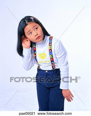 listen carefully, ear, girl, children, child, kid, a person View Large Photo Image Stock Image - listen carefully, ear, girl, children, child, kid, a person. Fotosearch