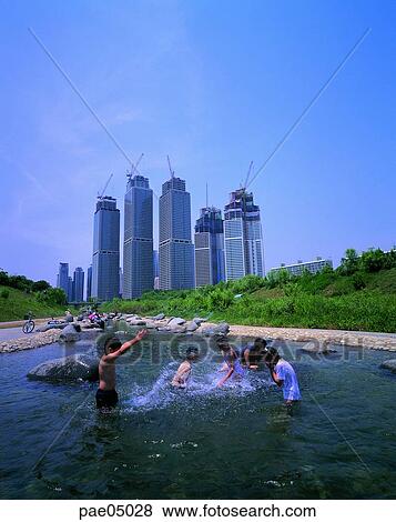 rippling, dabbling, rippling, dabbling, summer, building, city View Large Photo Image Stock Photo - rippling, dabbling, rippling, dabbling, summer, building, city. Fotosearch