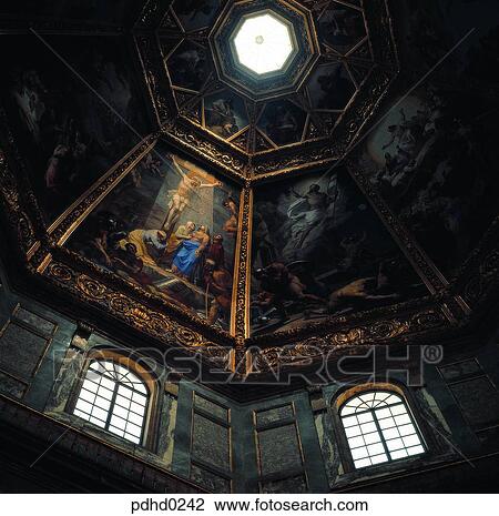 Florence, ceiling picture, Florence, ceiling, dome, art, building style View Large Photo Image Stock Image - Florence, ceiling picture, Florence, ceiling, dome, art, building style. Fotosearch