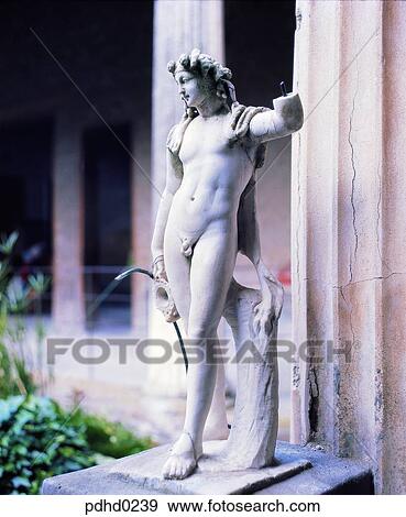 Stock Photo - Pompei sculpture statue, molding, modeling, sculpture, art, Western Europe, Europe. Fotosearch