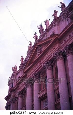 San Pietro Basilica, San Pietro Basilica, Vatican, Rome, building style, construction style, building View Large Photo Image Picture - San Pietro Basilica, San Pietro Basilica, Vatican, Rome, building style, construction style, building. Fotosearch