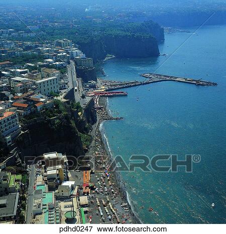 Sorento, Napoli, seaside, beach, seashore, sea, seaside View Large Photo Image Stock Photo - Sorento, Napoli, seaside, beach, seashore, sea, seaside. Fotosearch