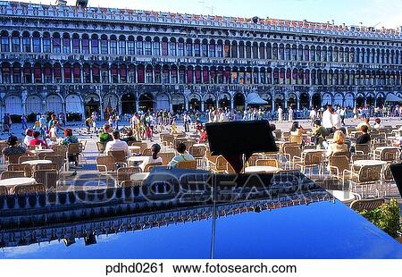Venezia, canel, plaza, outdoor cafe, building, structure, building View Large Photo Image Stock Image - Venezia, canel, plaza, outdoor cafe, building, structure, building. Fotosearch