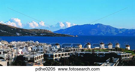Greece, harbor, city, cities, building, construction, mountain View Large Photo Image Stock Photography - Greece, harbor, city, cities, building, construction, mountain. Fotosearch