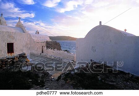 Mikonos, white house, white building, construction, housing, house, building View Large Photo Image Stock Photo - Mikonos, white house, white building, construction, housing, house, building. Fotosearch
