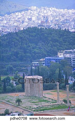 pillar, Temple Apollo, Doric style, sanctuary, Zeusshrine, post, Athens View Large Photo Image Stock Photo - pillar, Temple Apollo, Doric style, sanctuary, Zeusshrine, post, Athens. Fotosearch