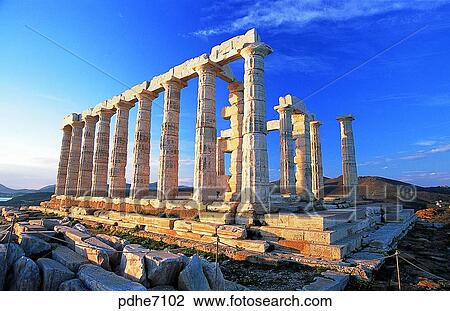 Sounion, Poseidon shrine, sanctuary, Doric style, architecture style, architecture, style View Large Photo Image Stock Image - Sounion, Poseidon shrine, sanctuary, Doric style, architecture style, architecture, style. Fotosearch