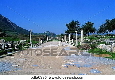 Stock Photography - Epenetus, Arcadius, port, harbor, stone, post, pole. Fotosearch