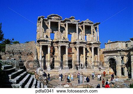 Epenetus, Celsus Library, library, libraries, stone, post, pole View Large Photo Image Stock Image - Epenetus, Celsus Library, library, libraries, stone, post, pole. Fotosearch