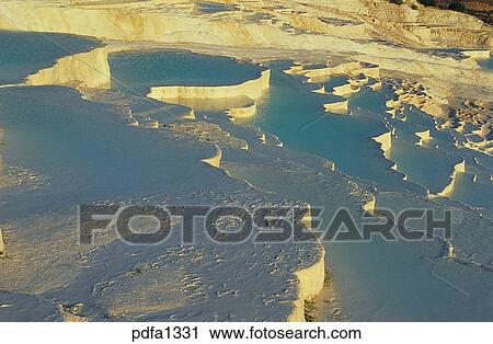 Hierapolis, Pamukkale, calcium, hot spring, natural bath, cascade, tourist spot View Large Photo Image Stock Image - Hierapolis, Pamukkale, calcium, hot spring, natural bath, cascade, tourist spot. Fotosearch