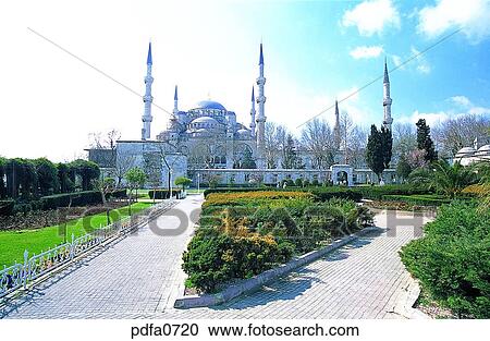 Istanbul, Blue Mosque, Blue mosque, Sultan Ahmedmonastery, temple, Islam monastery, temple View Large Photo Image Stock Image - Istanbul, Blue Mosque, Blue mosque, Sultan Ahmedmonastery, temple, Islam monastery, temple. Fotosearch