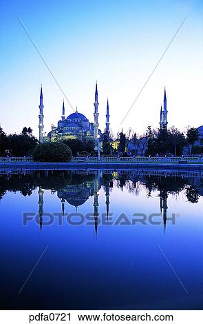Stock Image - Istanbul, Blue Mosque, Blue mosque, Sultan Ahmedmonastery, temple, Islam monastery, temple. Fotosearch