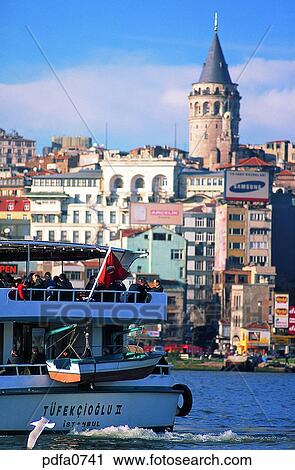 Istanbul, Golden Horn, port, harbor city, spire, pinnacle, steeple View Large Photo Image Stock Image - Istanbul, Golden Horn, port, harbor city, spire, pinnacle, steeple. Fotosearch