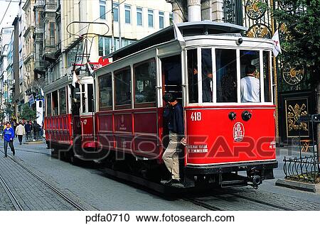 Istanbul, street, road, electric car, streetcar, trolley car, city street View Large Photo Image Stock Image - Istanbul, street, road, electric car, streetcar, trolley car, city street. Fotosearch