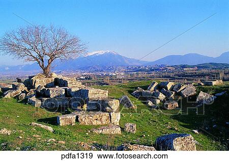 LAODICEA, Laodicea, mountainous country, stone, ruins, perpetual snow, mountain View Large Photo Image Stock Photo - LAODICEA, Laodicea, mountainous country, stone, ruins, perpetual snow, mountain. Fotosearch