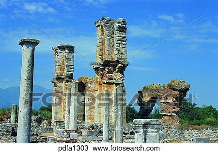 Philadelphia, post, pole, column, historic place, remains place, ancient times View Large Photo Image Stock Image - Philadelphia, post, pole, column, historic place, remains place, ancient times. Fotosearch