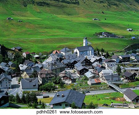 Stock Image - high mountain, plateau, gully, valley, ravine, suburb, suburb district. Fotosearch