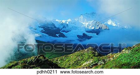 Stock Image - river, nations, tree, snow, Matterhorn, Matterhorn, Matterhorn. Fotosearch