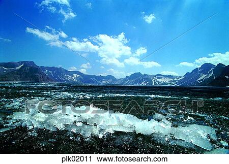 river, winter mountain, cloud, day, snow, water, Mt Baekdu View Large Photo Image Stock Image - river, winter mountain, cloud, day, snow, water, Mt Baekdu. Fotosearch