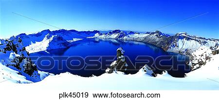 winter mountain, bear rock, day, snow, water, rock, Mt Baekdu View Large Photo Image Stock Photo - winter mountain, bear rock, day, snow, water, rock, Mt Baekdu. Fotosearch
