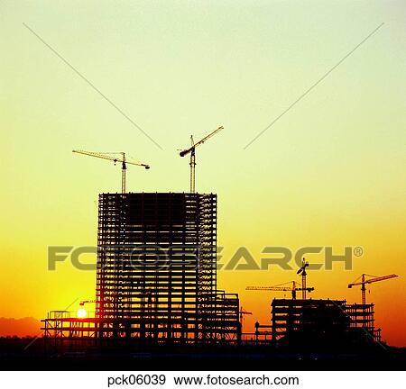 Stock Photo - building, structure, construction, construction, building, building, structure. Fotosearch