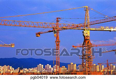 Stock Photo - building, structure, construction, construction, construction work, construction site, construction. Fotosearch