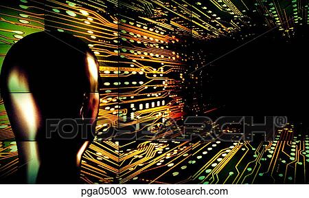Stock Image - brain, overhead, head, industry, industry, indoor. Fotosearch