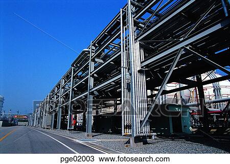 Stock Image - manufacturing industries, factory, plant, equipments of the factory, facilities of the plant, machine, day. Fotosearch