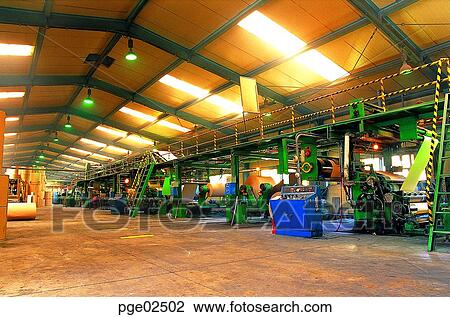 Stock Image - manufacturing industries, factory, plant, inside of factory, inside of plant, equipments of the factory, facilities of the plant. Fotosearch