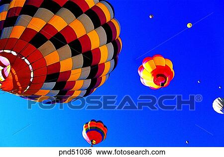 Stock Photograph - balloon, balloon contest, day, leisure, leisure, leisure sports, adventure. Fotosearch