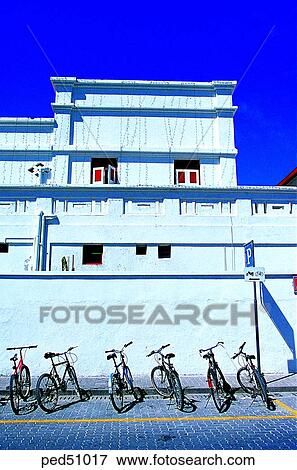 Stock Photo - building, structure, building, construction, Malaysia, Maldives. Fotosearch