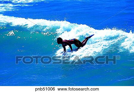Stock Photograph - male, day, leisure, leisure, sea, board. Fotosearch