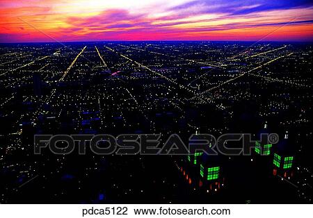 赤い空 日没 日の出 ニューヨーク 都市 アメリカ アメリカ ストックイメージ Pdca5122 Fotosearch