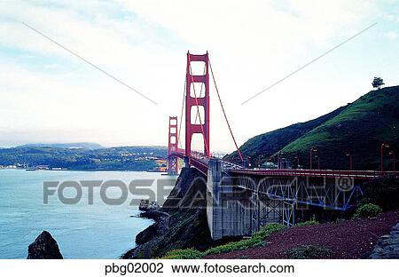 Stock Image - building, structure, construction, building, architecture, bridge, Golden Gate Bridge. Fotosearch