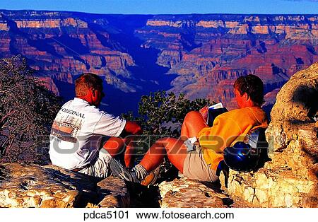 dry land, national park, Gland Canyon, setting sun, sunset, man and woman, men and women View Large Photo Image Stock Image - dry land, national park, Gland Canyon, setting sun, sunset, man and woman, men and women. Fotosearch