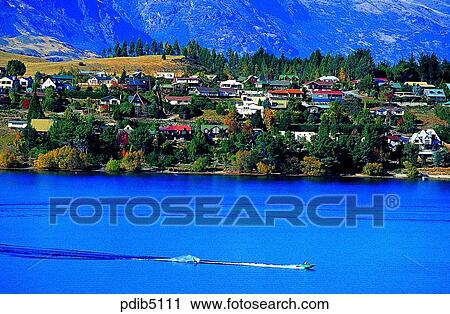day, New Zealand, village, town, motor boat, ship, boat View Large Photo Image Stock Image - day, New Zealand, village, town, motor boat, ship, boat. Fotosearch