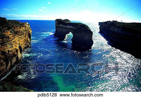 Great Ocean Road, day, sea, rock, rock island, horizon View Large Photo Image Stock Photo - Great Ocean Road, day, sea, rock, rock island, horizon. Fotosearch