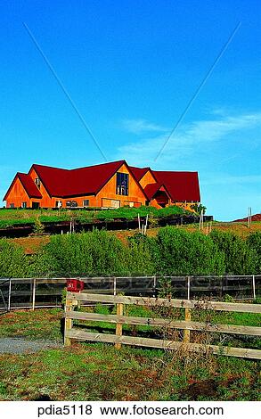 suburb, day, farm land, New Zealand, ranch, stock farm View Large Photo Image Stock Photo - suburb, day, farm land, New Zealand, ranch, stock farm. Fotosearch
