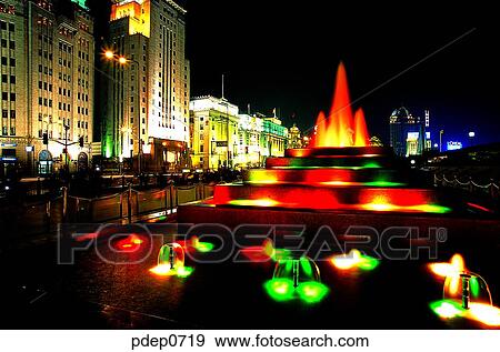 building, architecture, city, Eastern Asia, night, Beijing, jet View Large Photo Image Stock Photo - building, architecture, city, Eastern Asia, night, Beijing, jet. Fotosearch