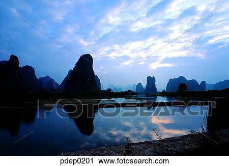 cloud, river, Guilin's landscape, Guilin's scenery, Guilin, day, 0211 View Large Photo Image Stock Image - cloud, river, Guilin's landscape, Guilin's scenery, Guilin, day, 0211. Fotosearch