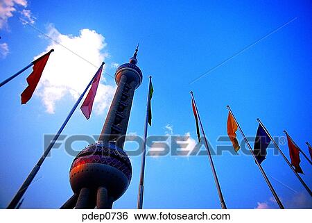 flag, day, Dongbang Myoungju tower, Eastern Asia, low angle, broadcasting control tower, Beijing View Large Photo Image Stock Photograph - flag, day, Dongbang Myoungju tower, Eastern Asia, low angle, broadcasting control tower, Beijing. Fotosearch