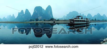 view, river, scene, landscape, scenery, Guilin, 0473 View Large Photo Image Stock Image - view, river, scene, landscape, scenery, Guilin, 0473. Fotosearch