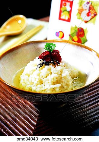 rice in green tea, Ochasche, rice, dish, food, food View Large Photo Image Stock Image - rice in green tea, Ochasche, rice, dish, food, food. Fotosearch